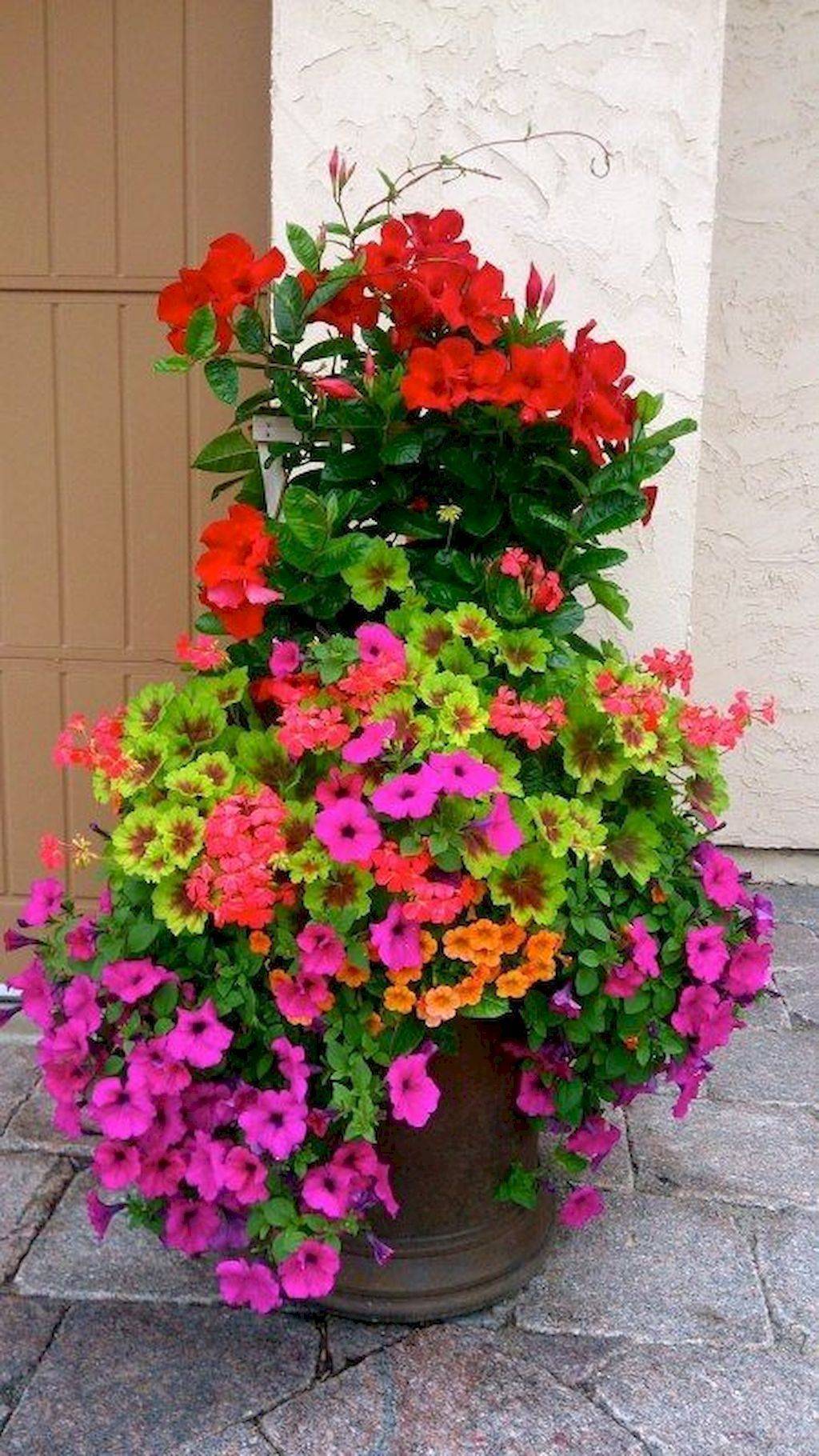 Beautiful Summer Container Garden Flowers Ideas Doitdecor