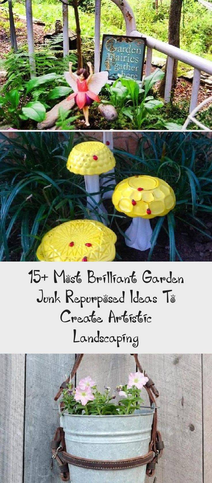 Creative Garden Junk Art And Decor Ideas