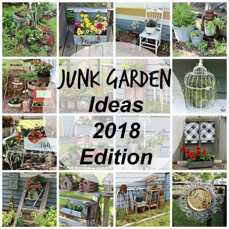 Junk Garden Decor Rustic Garden Decor