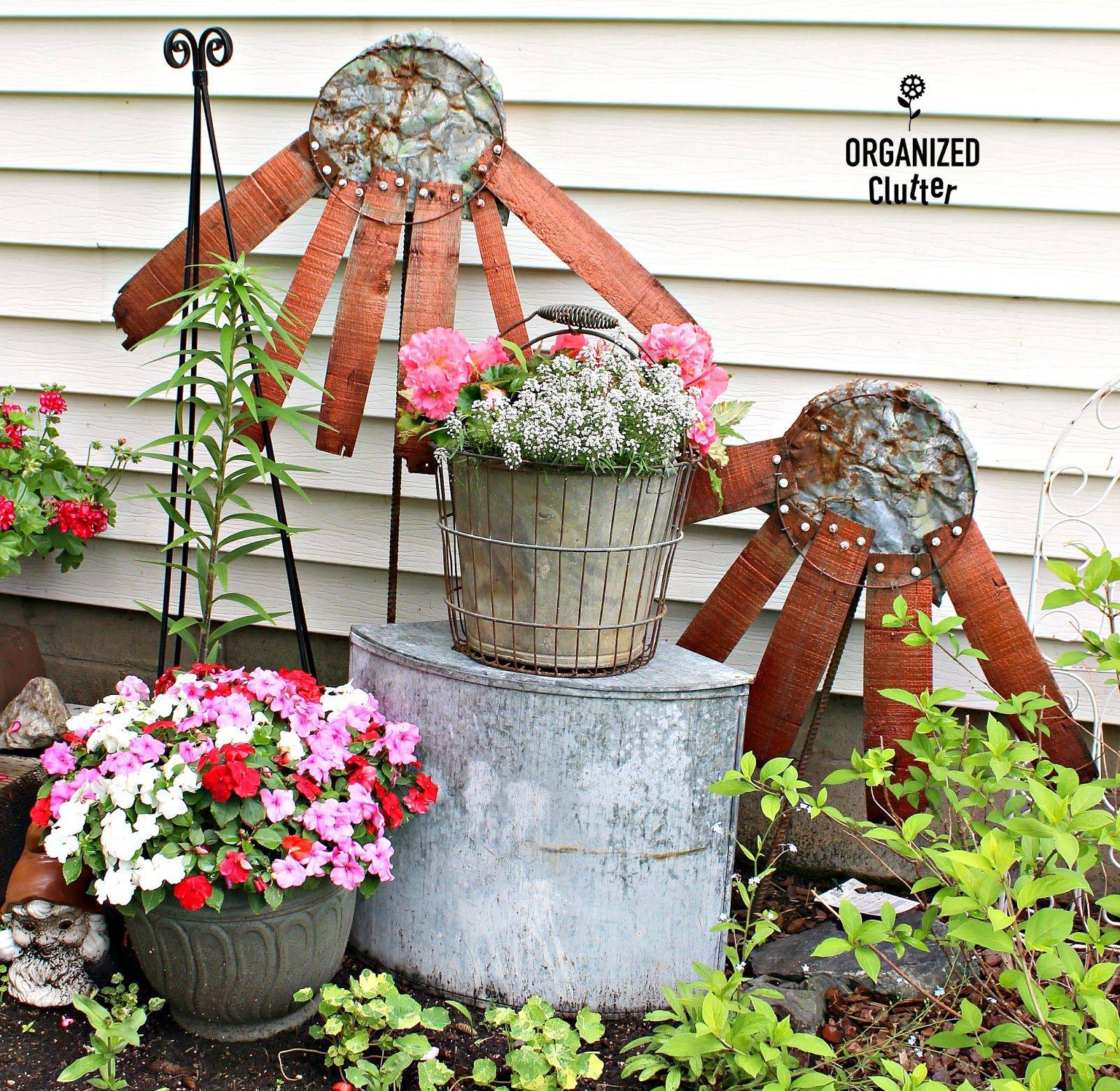 Most Brilliant Garden Junk Repurposed Ideas