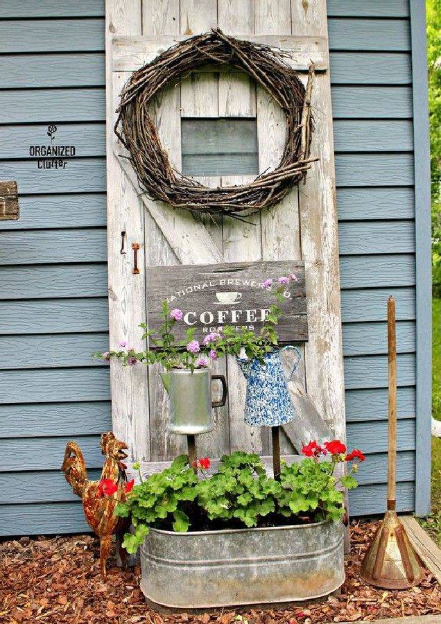 Most Brilliant Garden Junk Repurposed Ideas