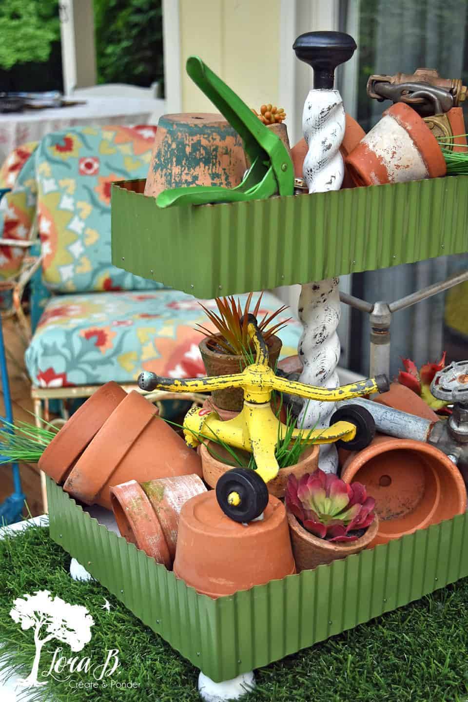 Most Brilliant Garden Junk Repurposed Ideas