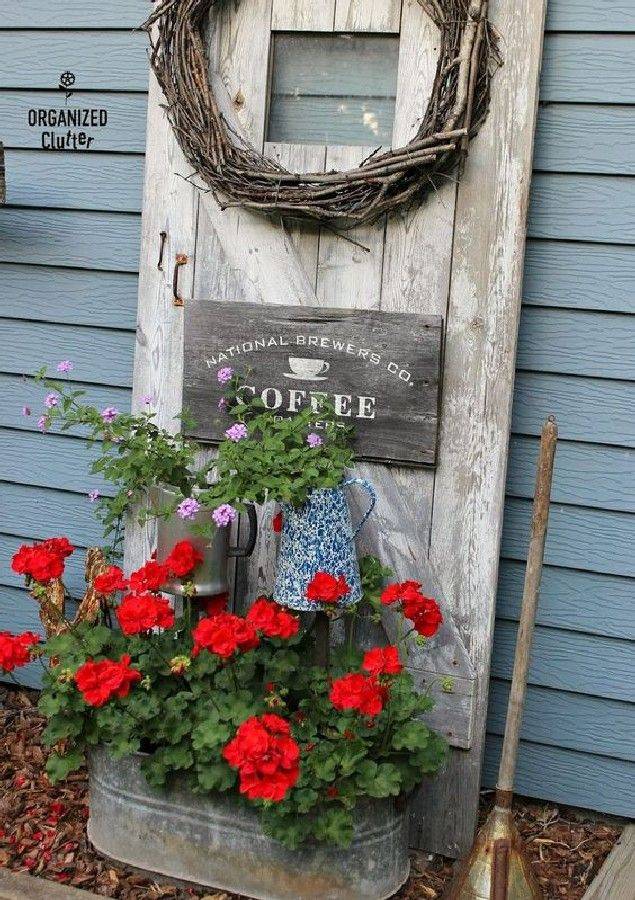 Most Brilliant Garden Junk Repurposed Ideas