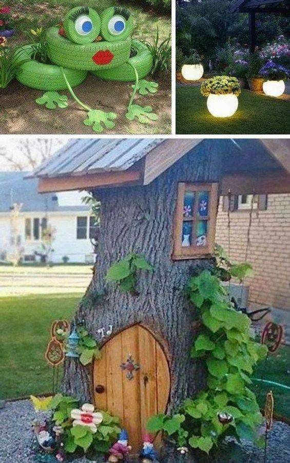 Most Brilliant Garden Junk Repurposed Ideas Garden Junk Garden