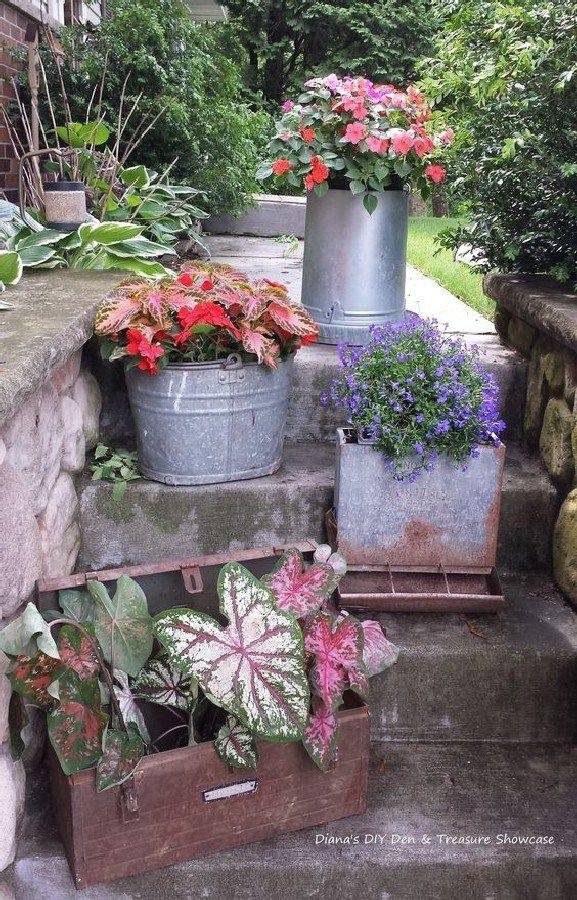 Most Brilliant Garden Junk Repurposed Ideas