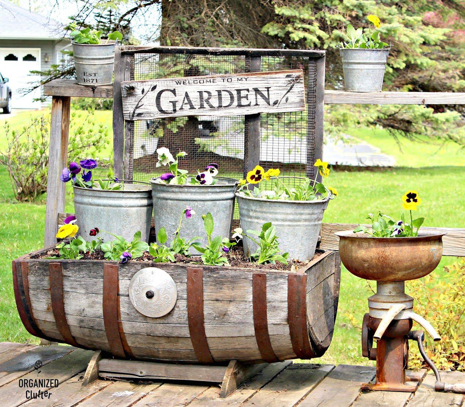 Birdhouses Garden Junk