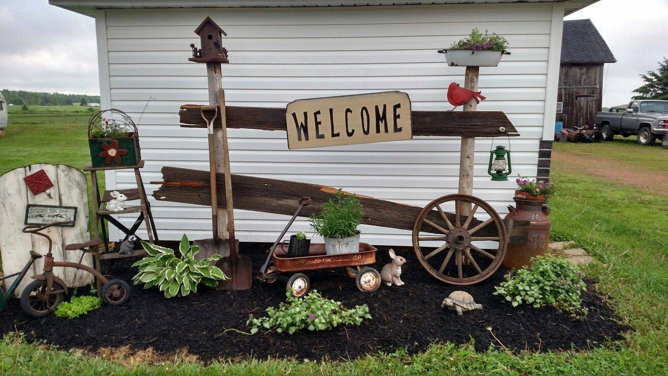 Trash To Treasure Garden Decor Diy Inspired