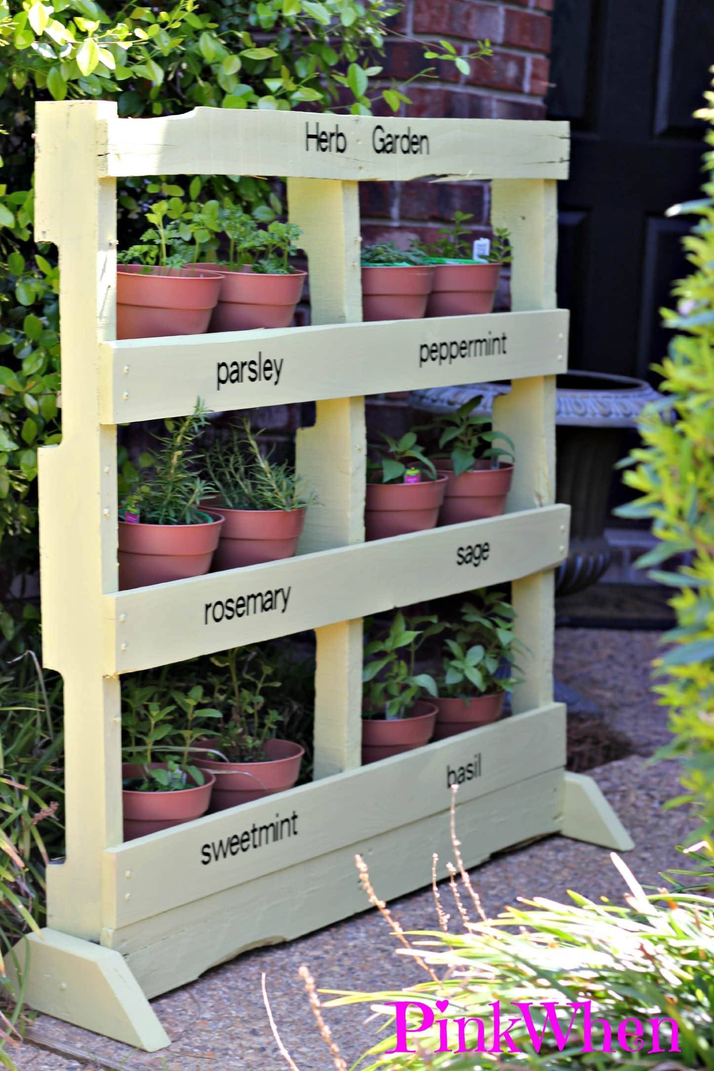 Pallet Herb Garden