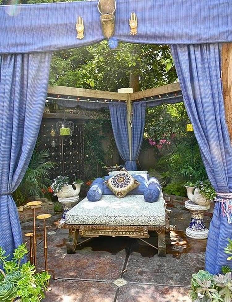 Beautiful Bohemian Chic Garden Ideas