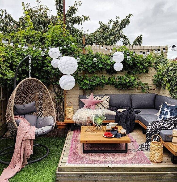 Cute Bohemian Garden Design Ideas