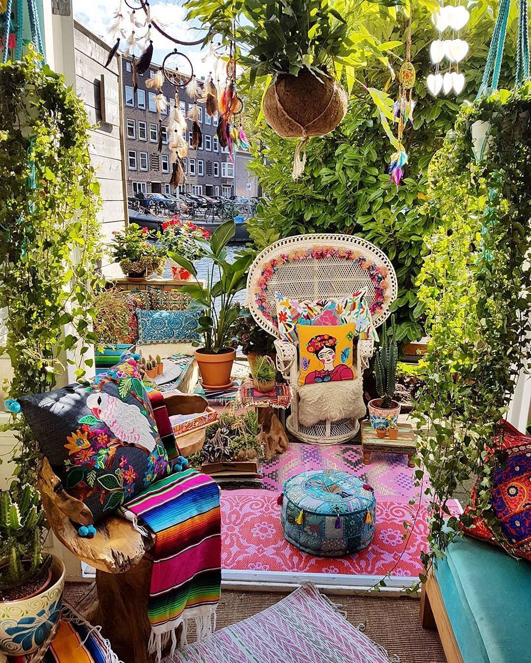Fascinating Bohemian Garden Decoration Ideas