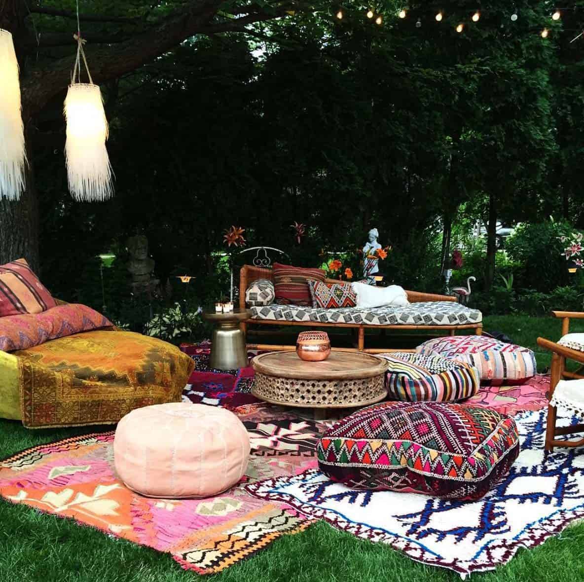Absolutely Dreamy Bohemian Garden Design Ideas
