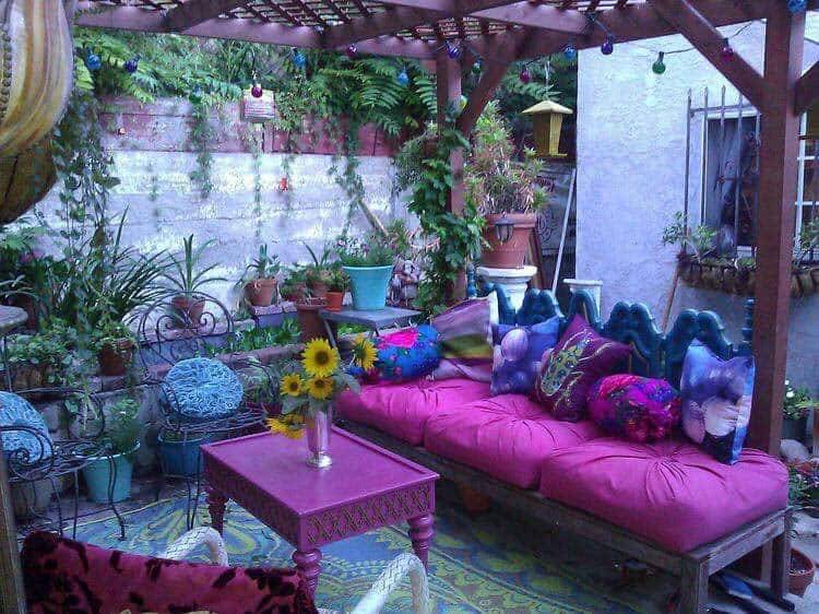 Modern Bohemian Garden Design Ideas