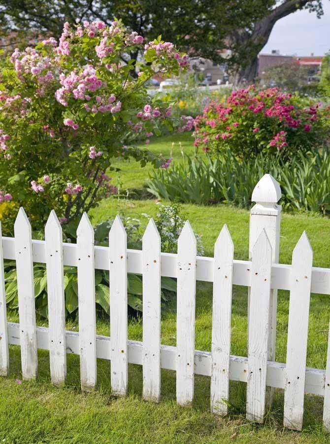 White Fence Landscaping Ideas White Picket Fence Landscaping Ideas