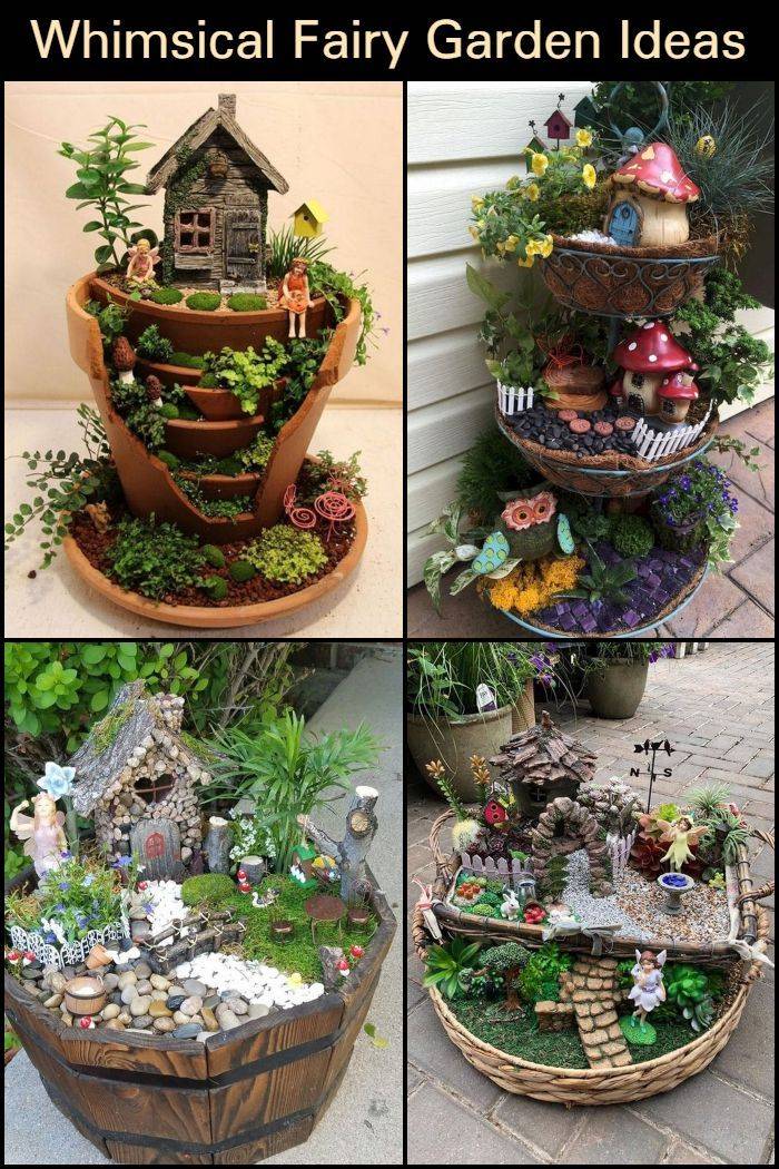Cute And Whimsical Fairy Garden Ideas