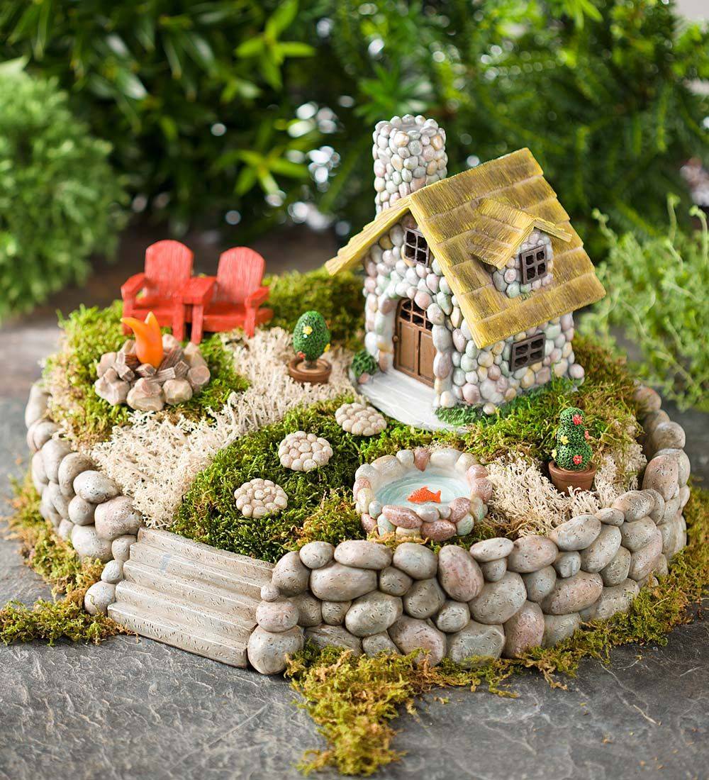 Fairy Garden Accessories Kit Swing Bell