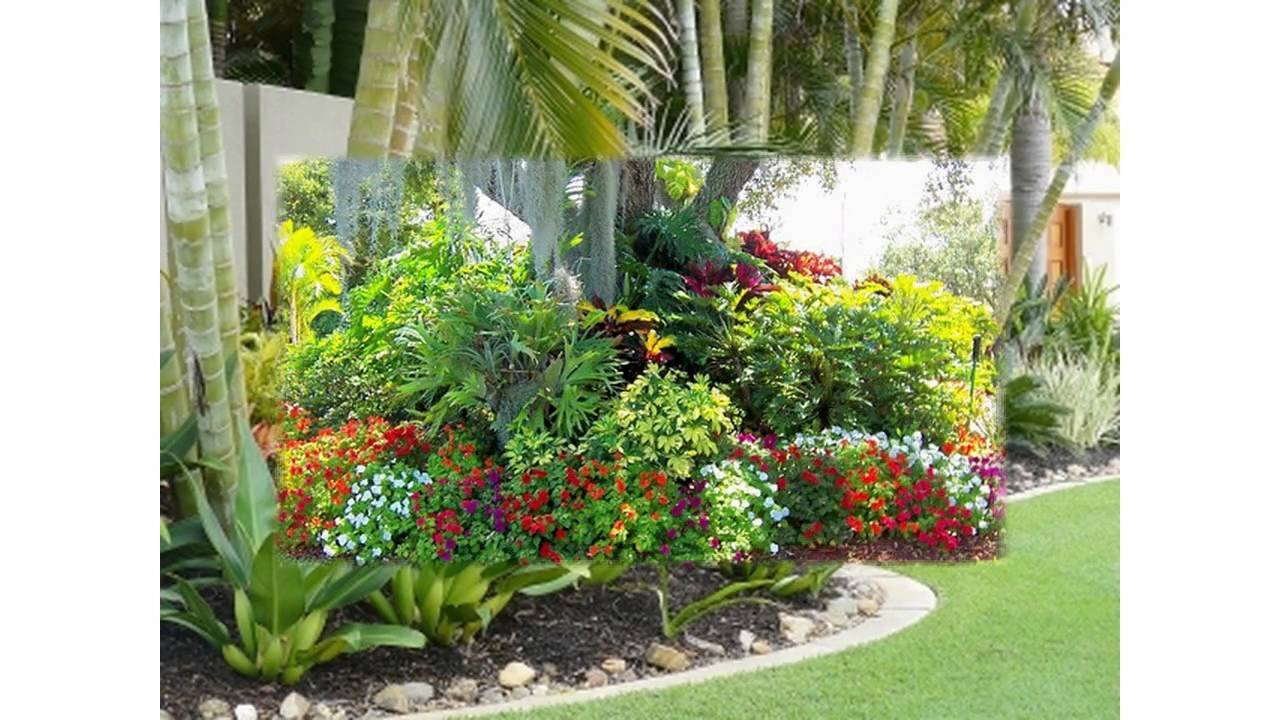 Front Garden Idea Tropical Garden Design