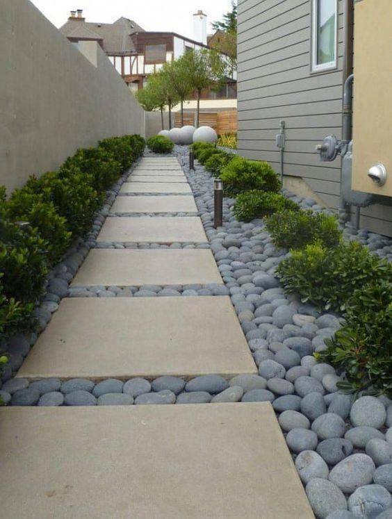 Diy Stone Walkway Design Ideas