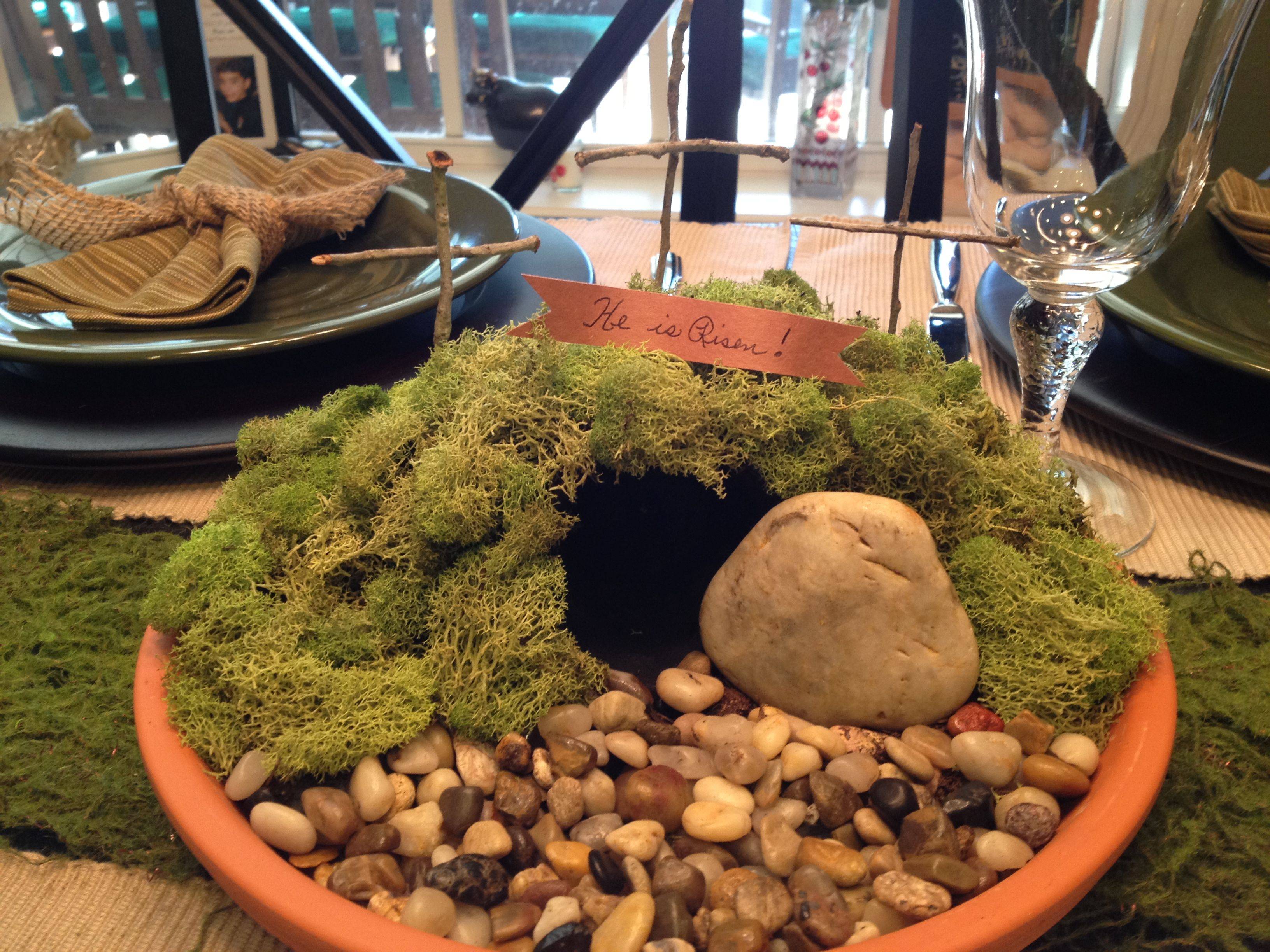 Easy Easter Garden Diy Empty Tomb