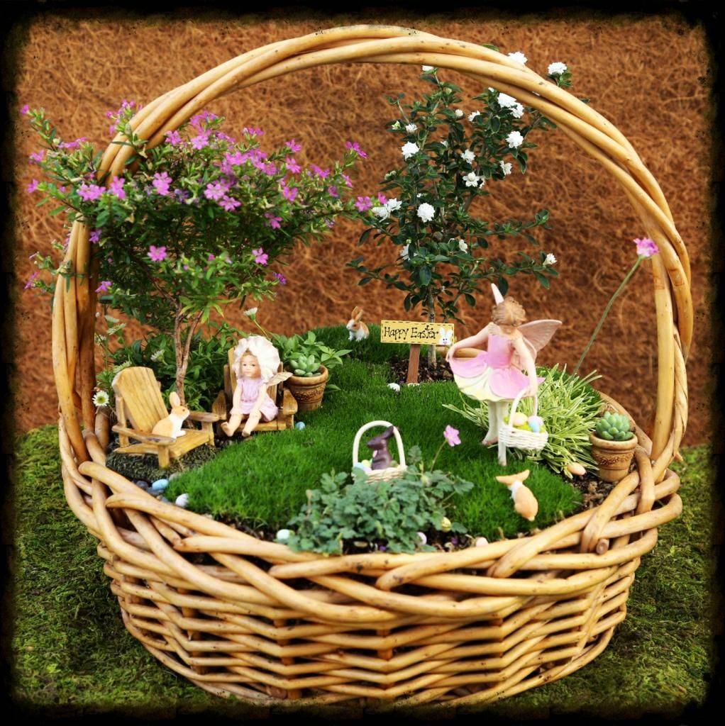 Miniature Easter Garden