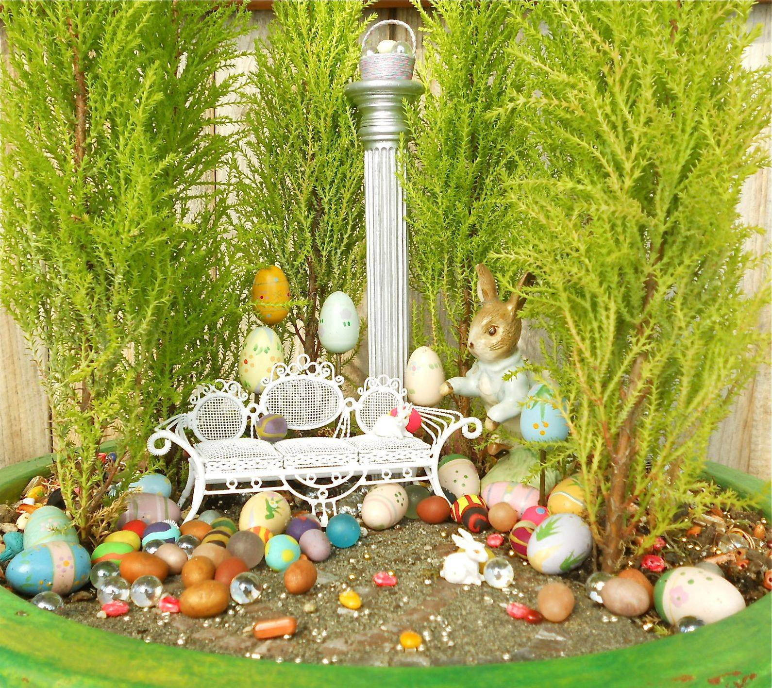 Miniature Gardens Easter Basket