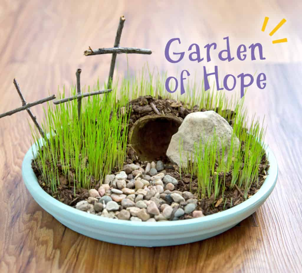 Easter Garden Tutorial Diy Easter Garden