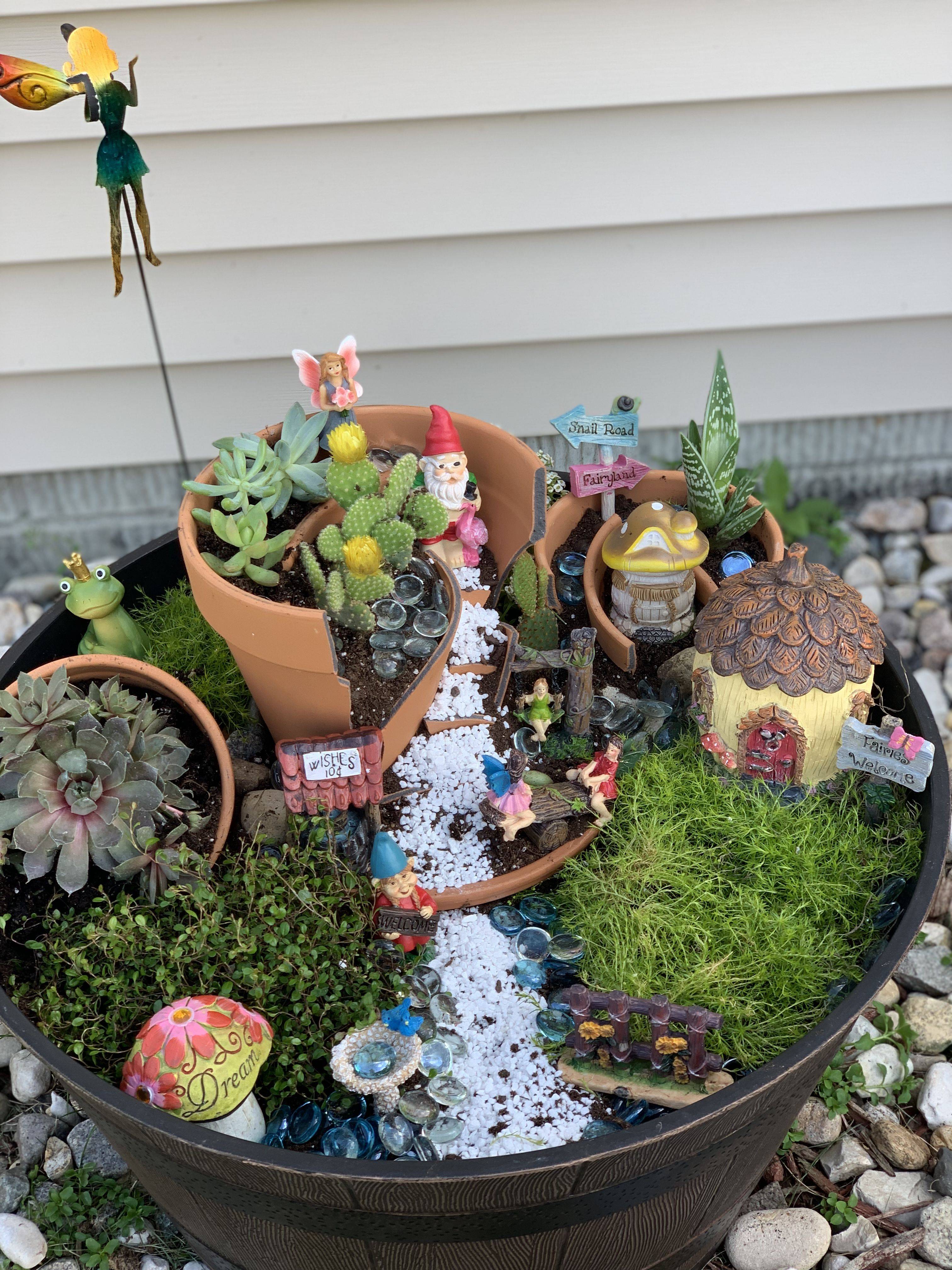 Easter Basket Fairy Garden Garden Therapy