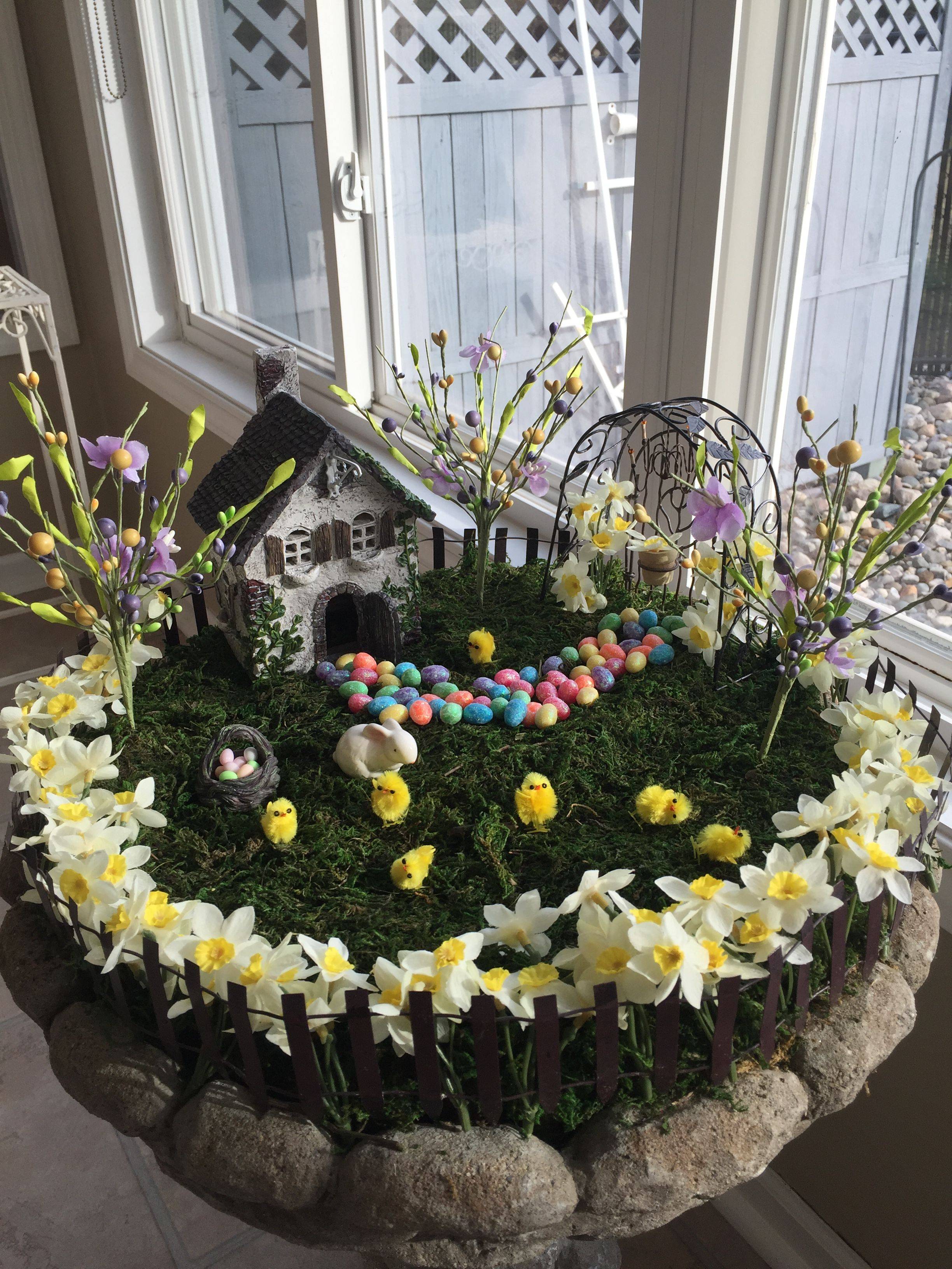 Easter Basket Fairy Garden Garden Therapy