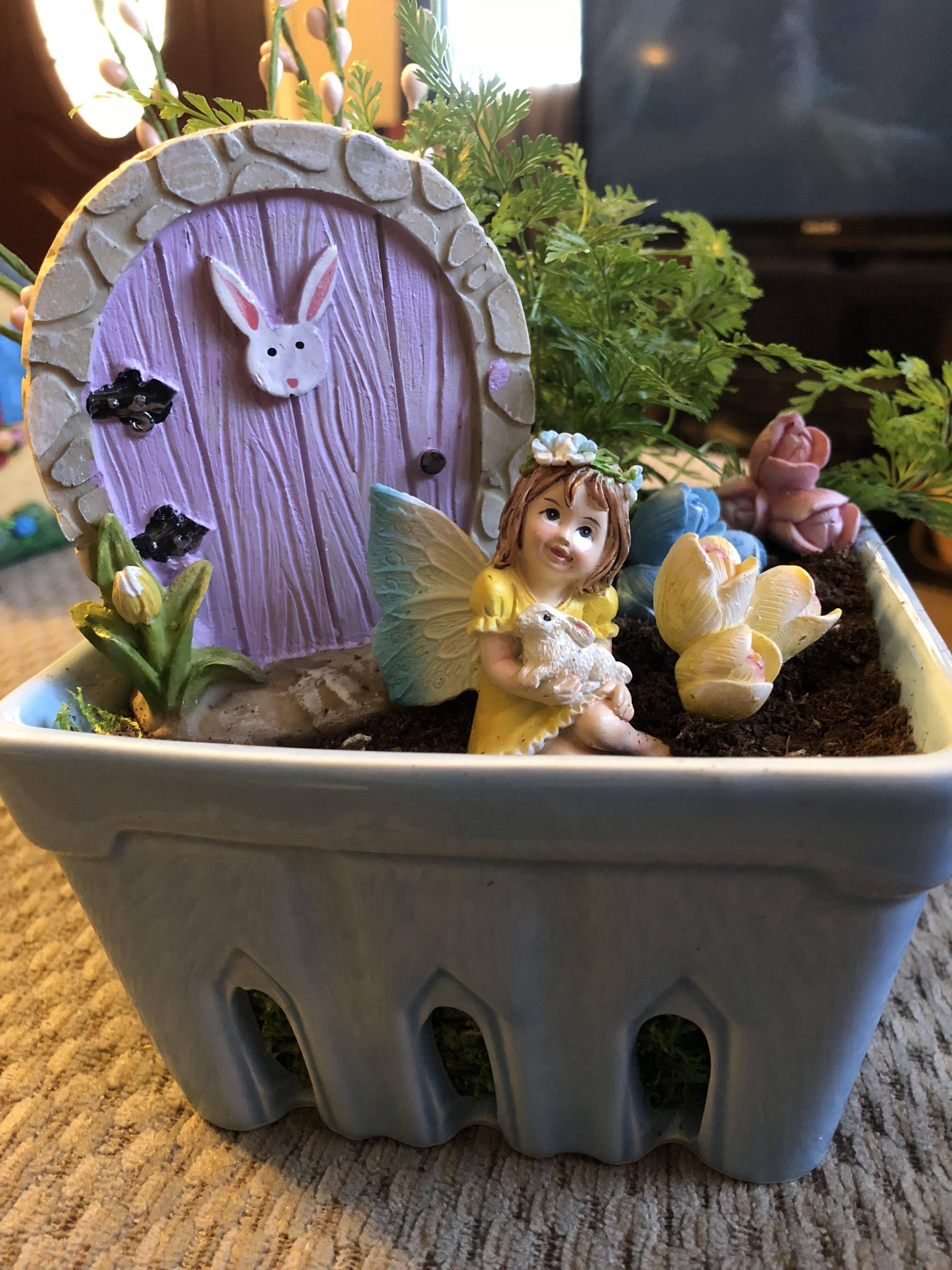 Fairy Garden Easter Fairy Garden Complete Fairy Garden Kit Etsy