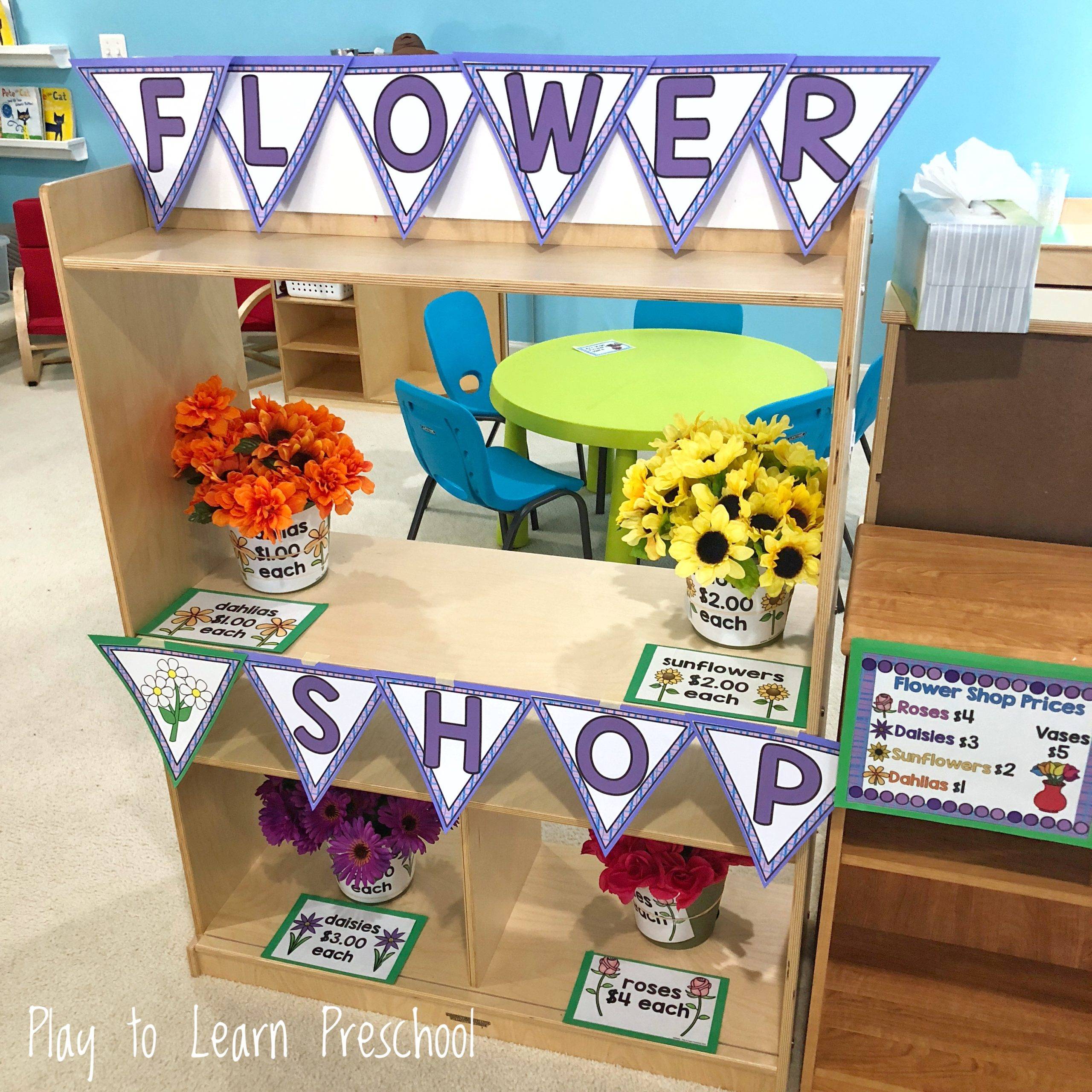 Garden And Flower Shop Dramatic Play Pocket