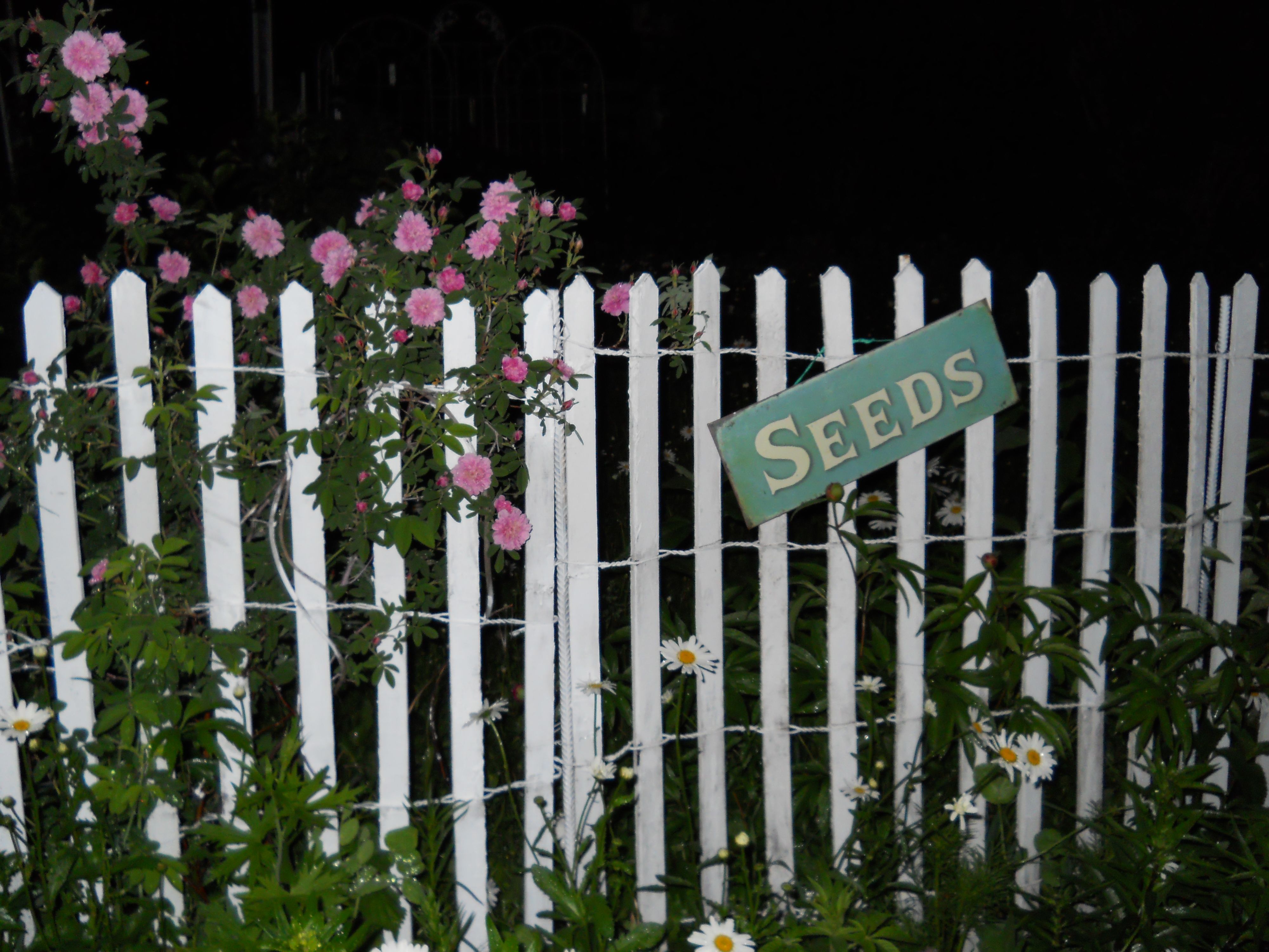 Wood Snow Fence Around Garden Woodsinfo