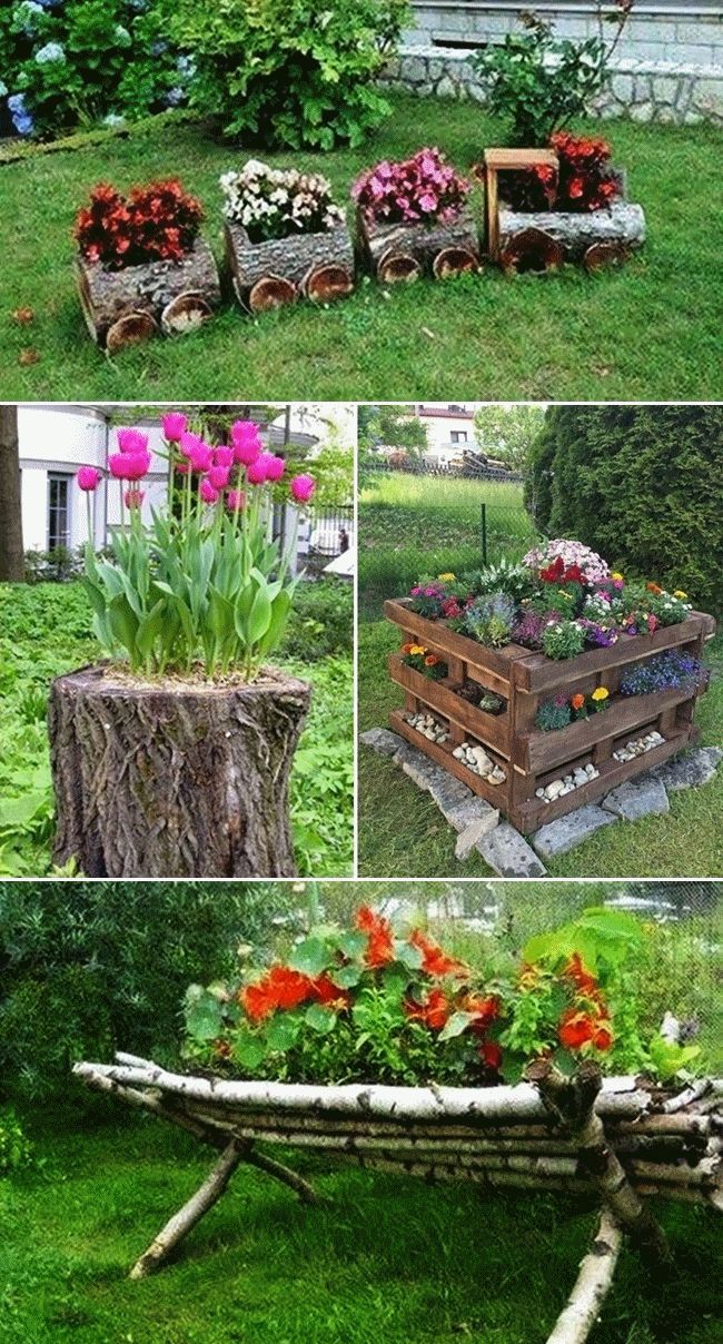 Upcycled Rainbow Pallet Flower Garden Planter
