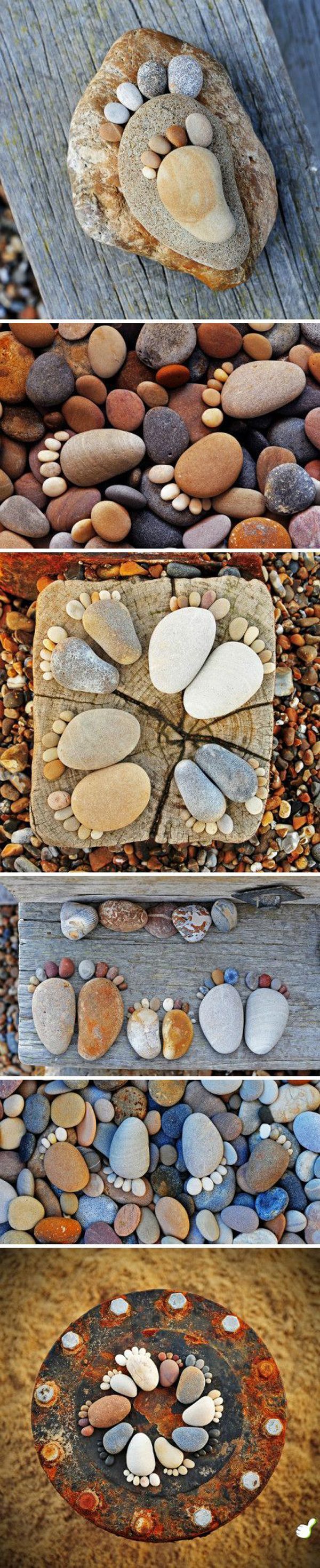 Creative Diy Project Water Pebble Garden Art