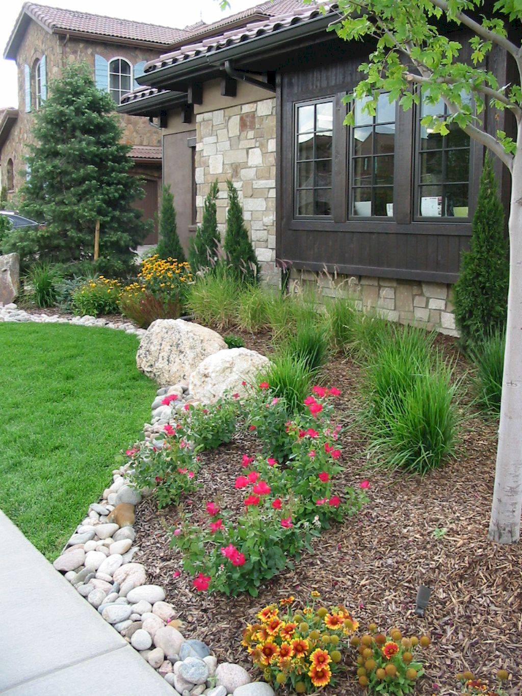 Stunning Low Maintenance Front Yard