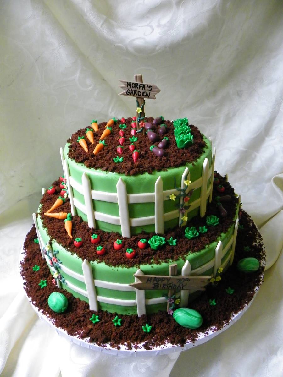 Buttercream Fairy Garden Cake Fairy Garden Cake