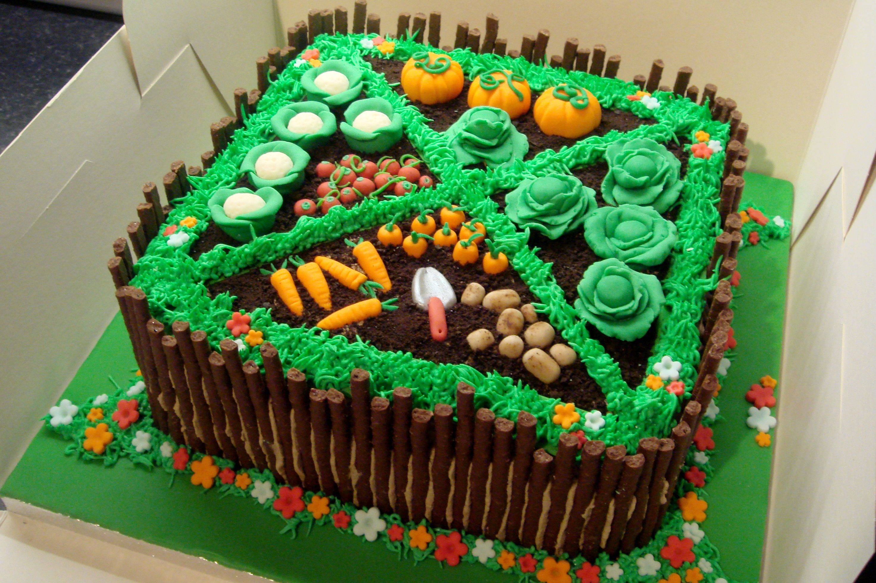 Fairy Garden Cake Fairy Birthday Cake