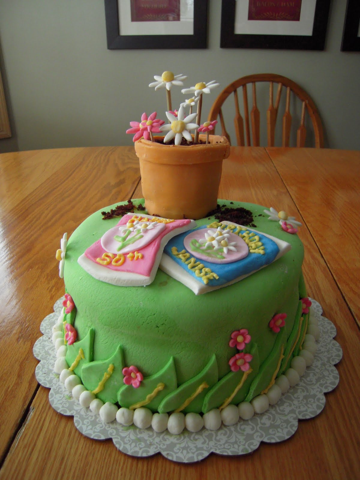 Garden Cakes Garden Birthday Cake