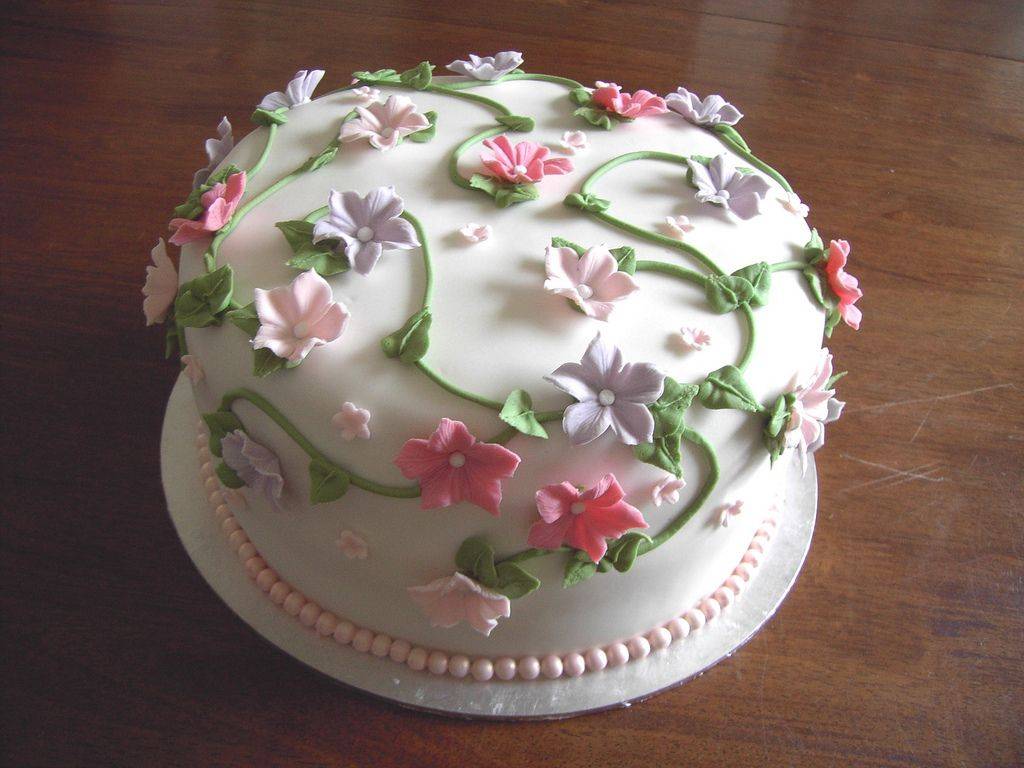 Flower Garden Birthday Cake