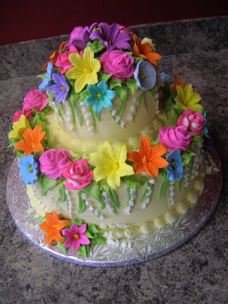 Flower Garden Cake Desserts