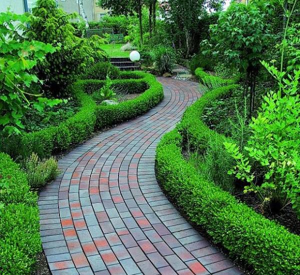 Brick Pathway Walkways Ideas Brick Garden