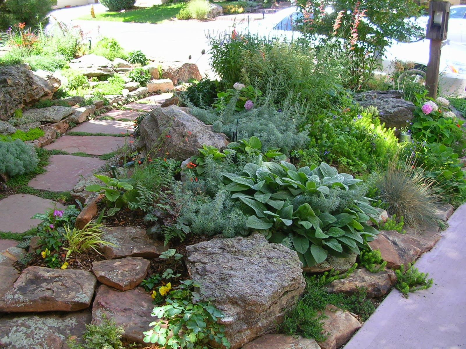 Perennial Garden Rock Border Landscaping With Rocks Garden Rock