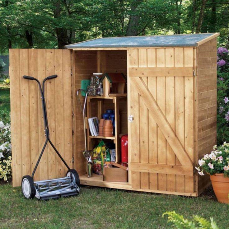 A Shed Smallstorageshedideas Backyard Storage