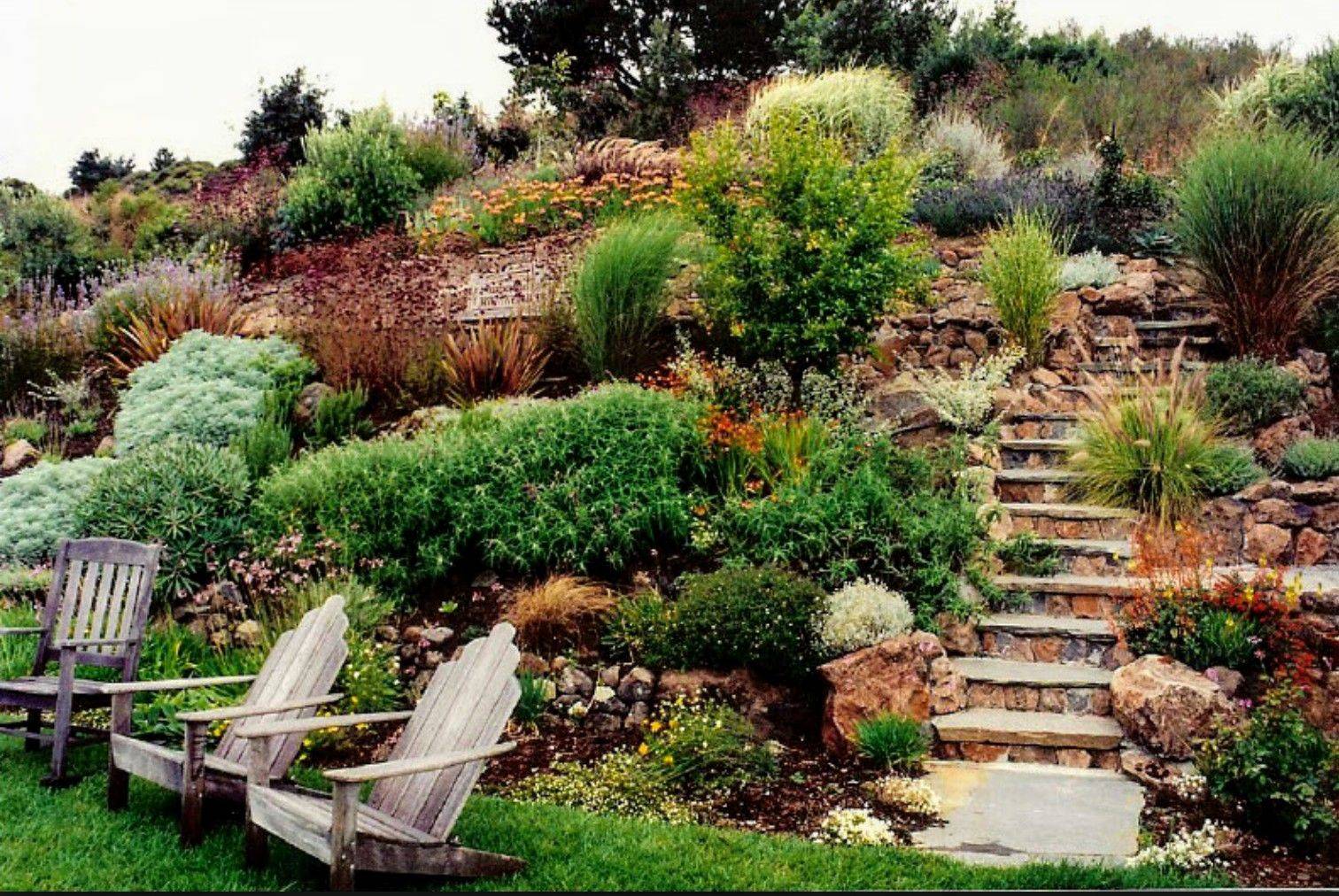 Awesome Terrace Landscaping Ideas Homikucom Backyard Hill