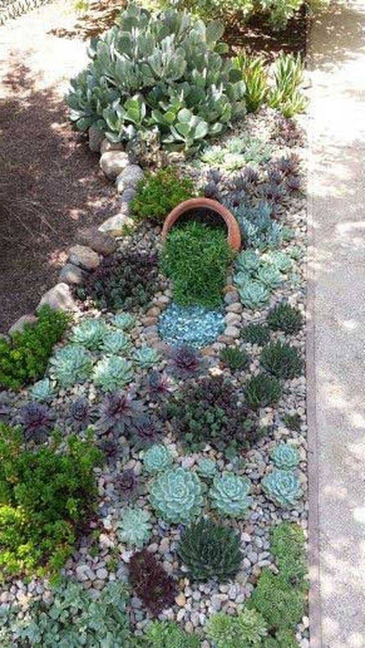 Beautiful Front Yard Rock Garden Landscaping Ideas Homevialandcom