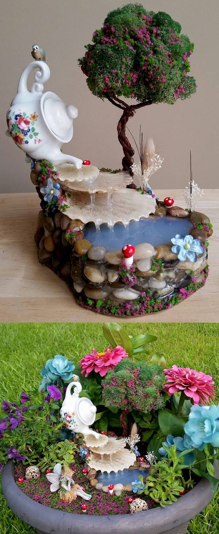 An Easy Inexpensive Fairy Garden