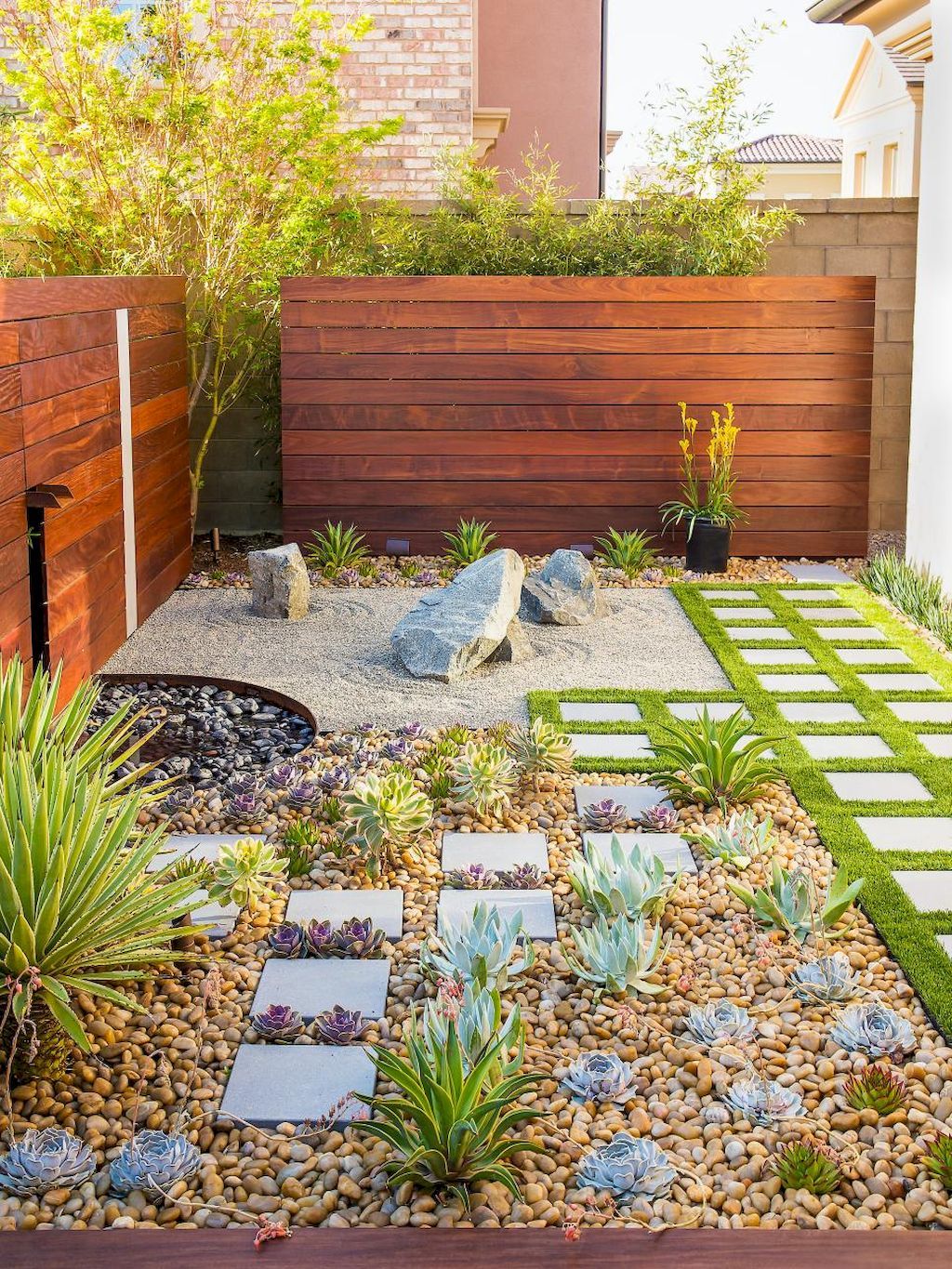 Simple Backyard Modern Summer Winter Mode