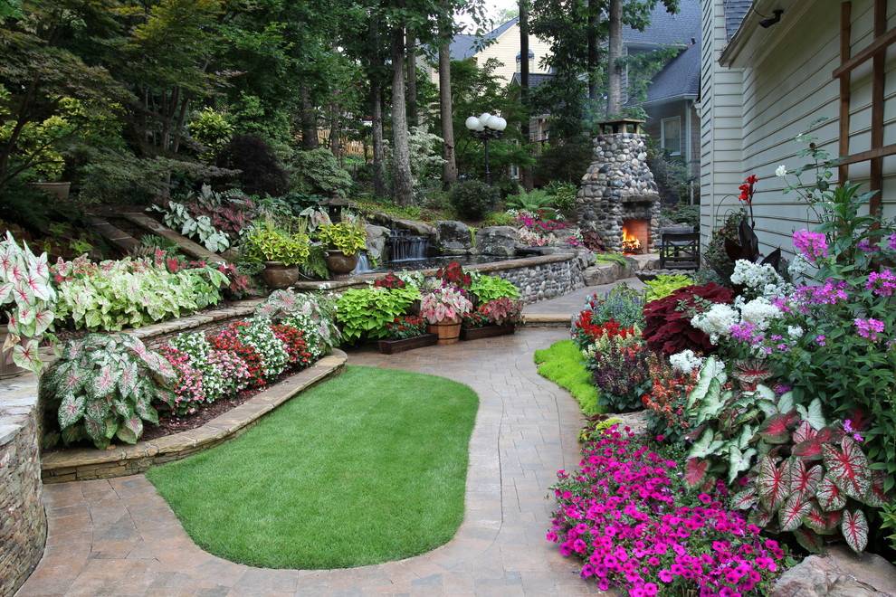 Beautiful Side Yard Garden Path Design Ideas