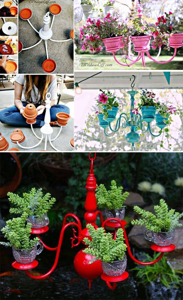 Upcycled Furniture Planter Ideas Unique Balcony