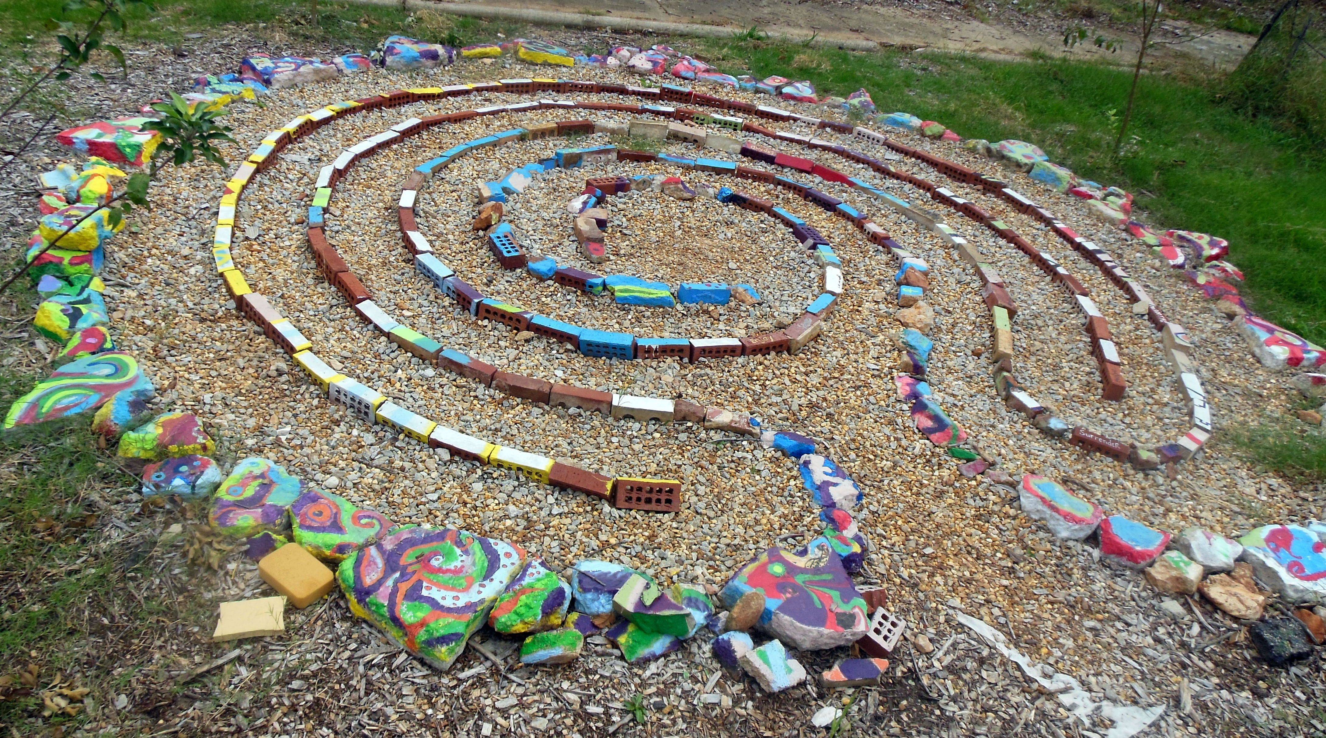 Backyard Labyrinth Garden Cnn Times