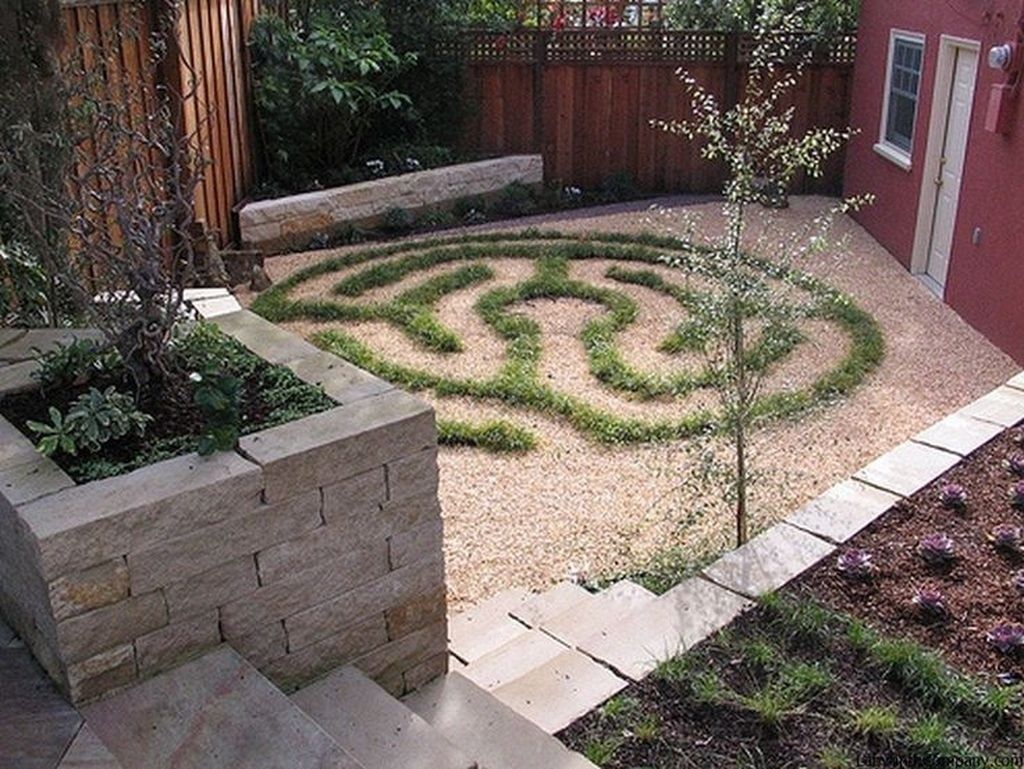 Garden Art Labyrinth Garden